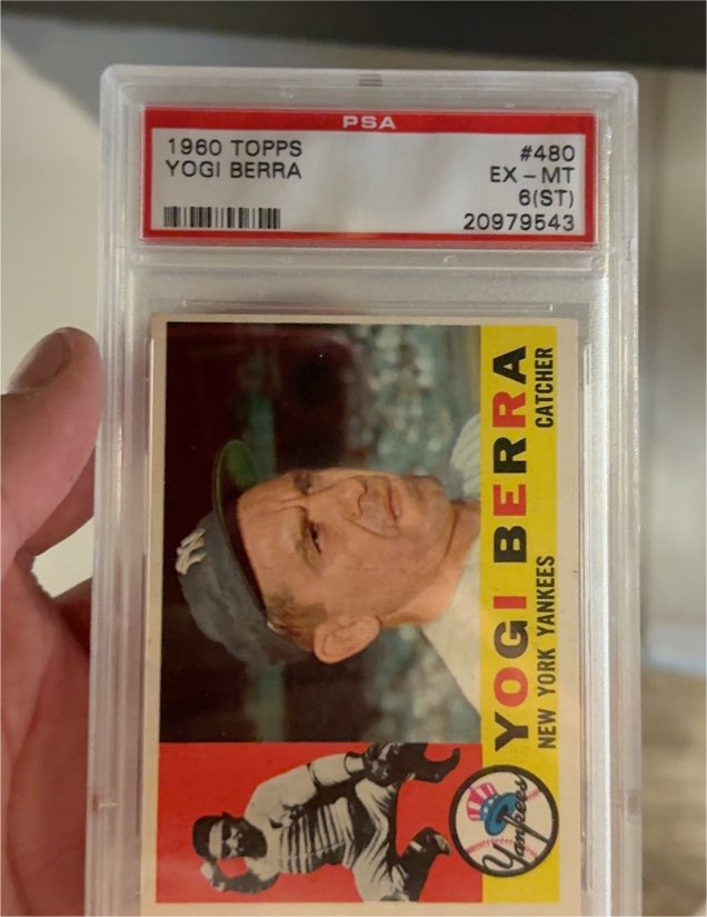 1960 Topps #480 Yogi Berra — front