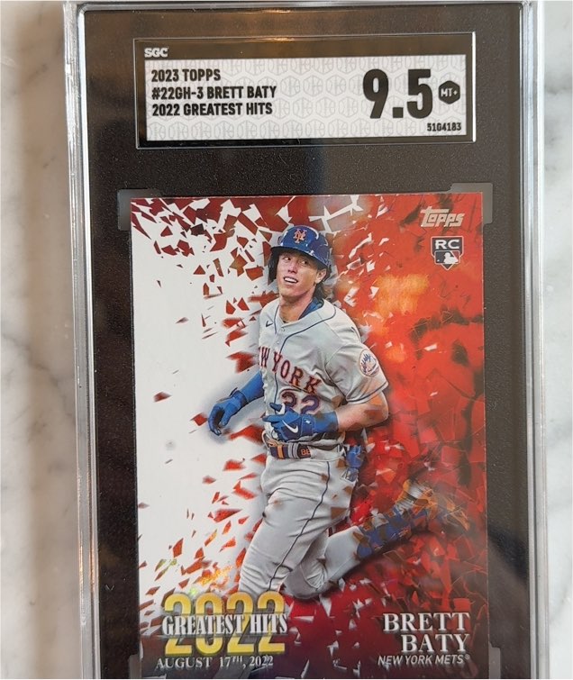 2023 Topps #22GH-3 Brett Baty 2022 Greatest Hits — front