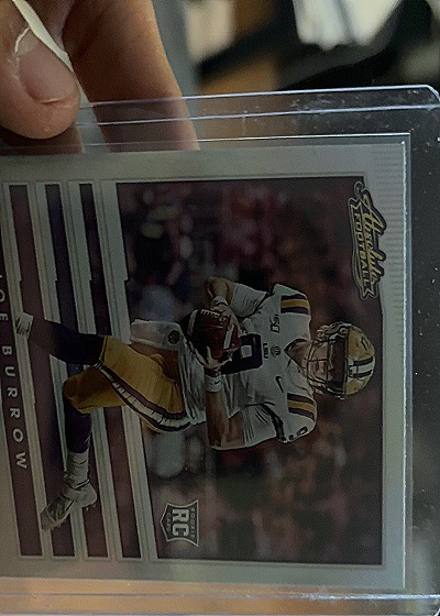 2020 Absolute Football #RC Joe Burrow — front