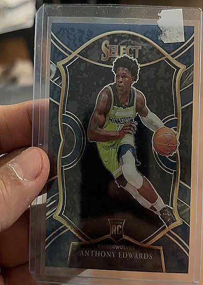 2020-21 Panini Select #61 Anthony Edwards — front