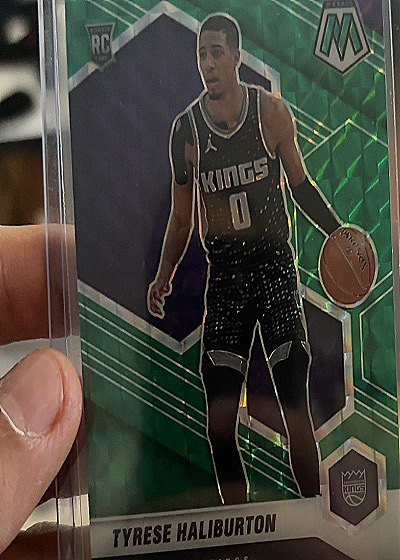 2020-21 Panini Mosaic #204 Tyrese Haliburton — front