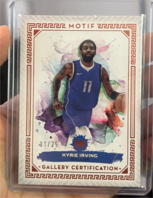 2024 Topps Motif Gallery Certification #11 Kyrie Irving — front