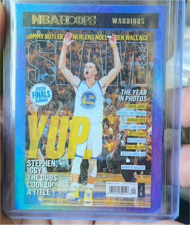 2020-21 Panini NBA Hoops Slam #4 Stephen Curry — front
