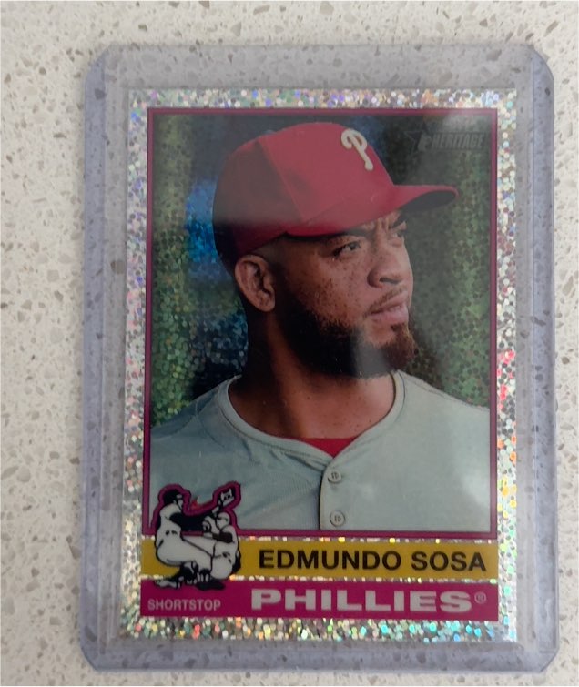2025 Topps Heritage #250 Edmundo Sosa — front