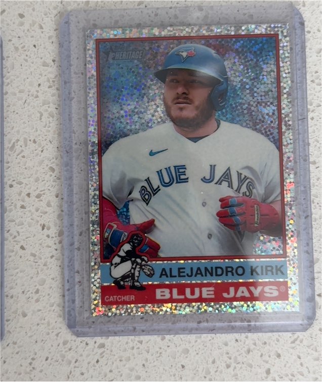 2025 Topps Heritage Chrome #489 Alejandro Kirk — front
