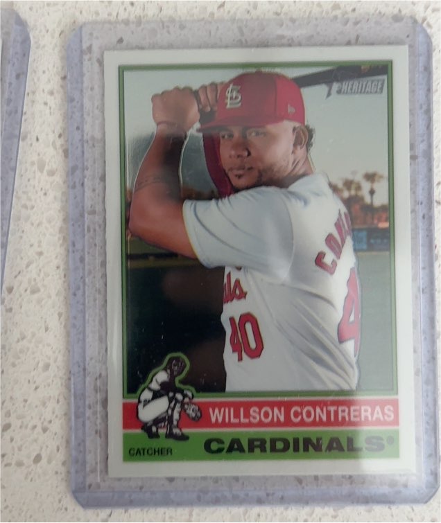 2025 Topps Heritage #218 Willson Contreras — front