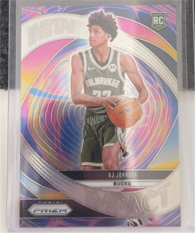 2024-25 Panini Prizm Instant Impact #11 AJ Johnson — front