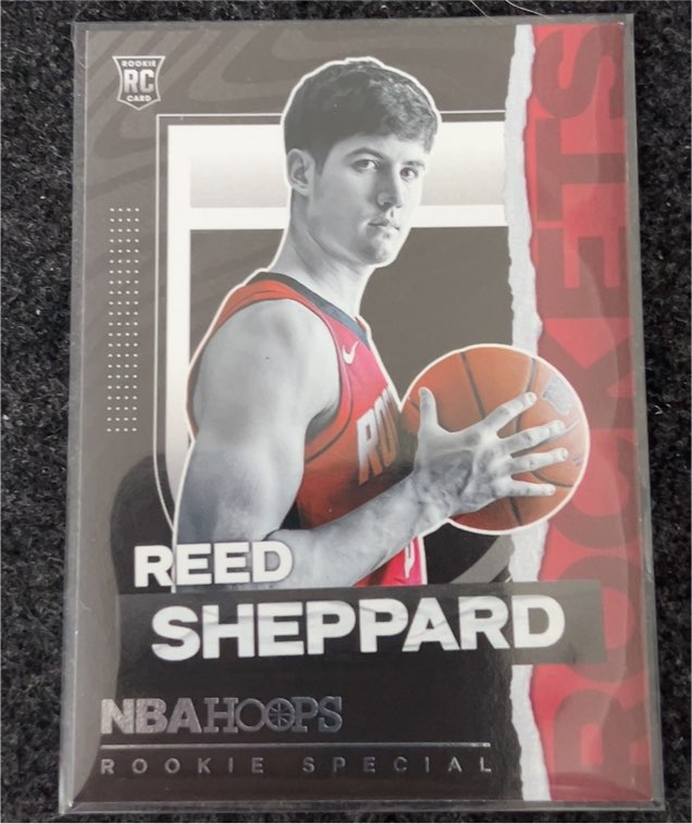 2024-25 Panini NBA Hoops #1 Reed Sheppard Rookie Special — front