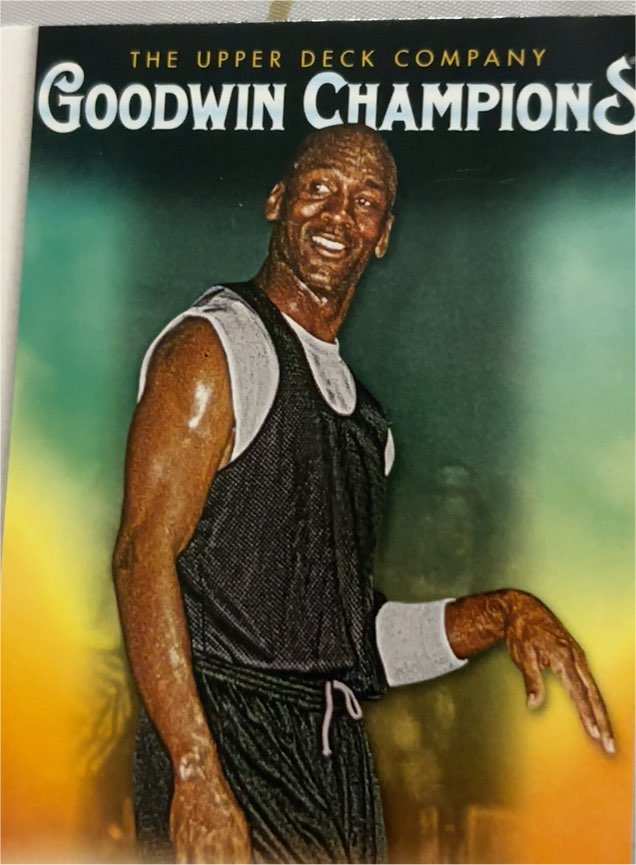 2021 Upper Deck Goodwin Champions #1 Michael Jordan — front
