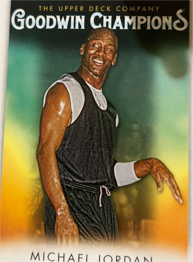 2021 Upper Deck Goodwin Champions #1 Michael Jordan — front