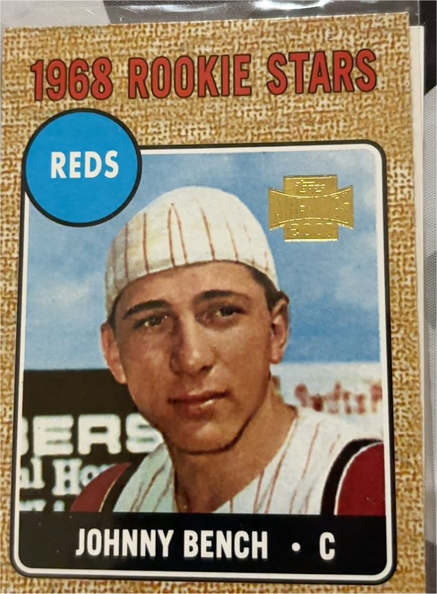 2001 Topps Archives #279 Johnny Bench — front