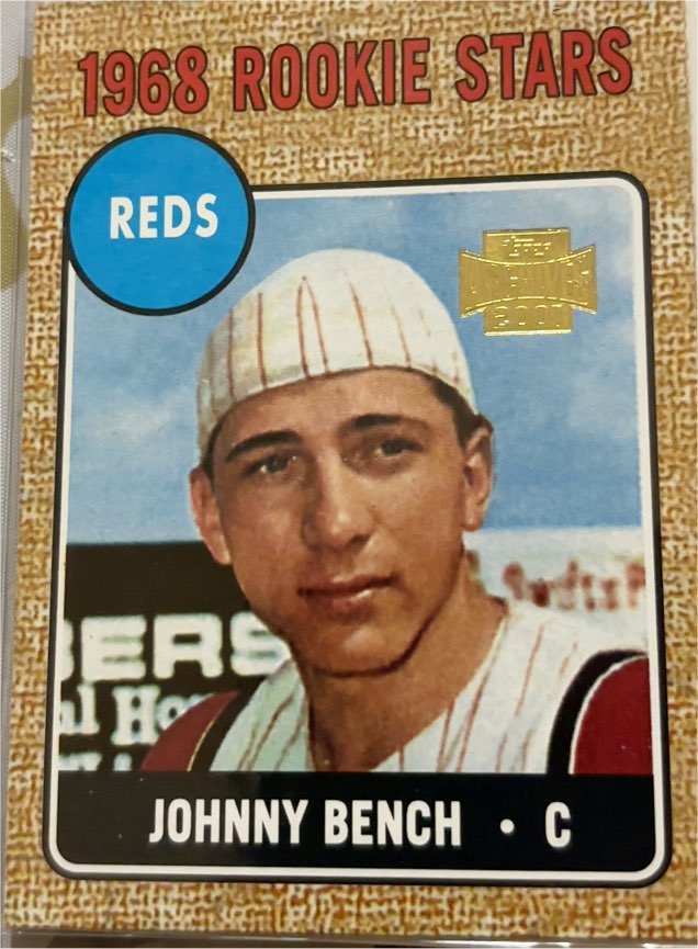 2001 Topps Archives #279 Johnny Bench — front