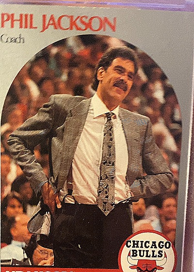 1990-91 Hoops #308 Phil Jackson — front