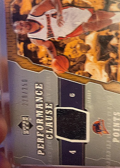 2005-06 Upper Deck Performance Clause #PCJ-AI Andre Iguodala — front