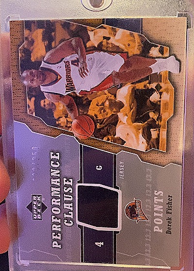 2005 Upper Deck Performance Clause Jersey #PCJ-RF Reati Fisher — front