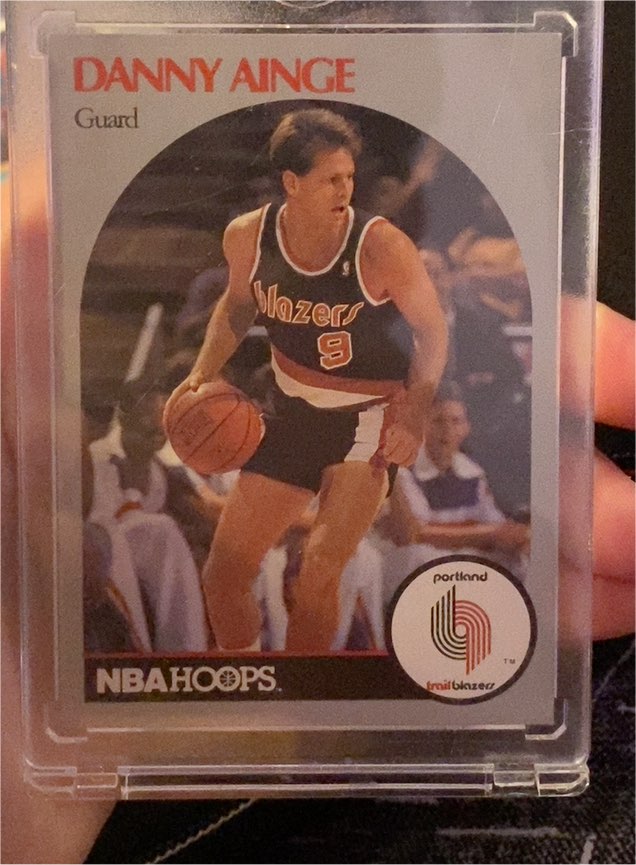1990 NBA Hoops #427 Danny Ainge — front