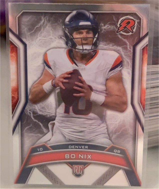 2024 Topps Resurgence #125 Bo Nix Rookie - Denver Broncos — front