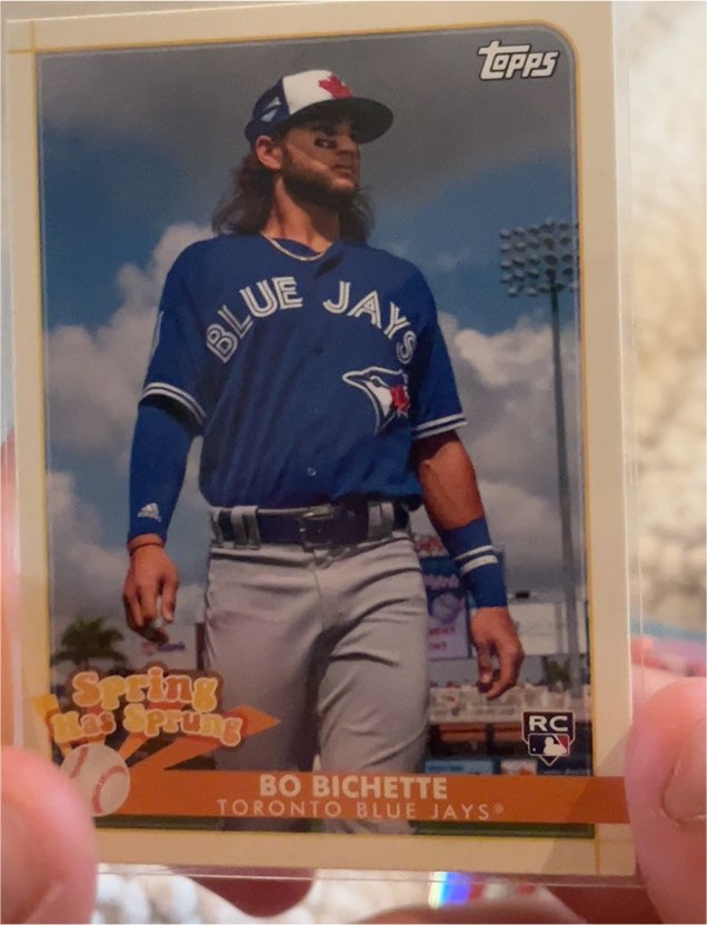 2020 Topps Opening Day #SHS-24 Bo Bichette Spring Has Sprung Rookie Card — front