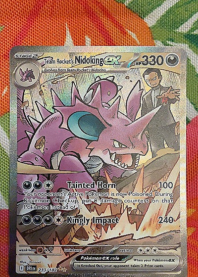 Team Rocket's Nidoking ex 233/182 — front