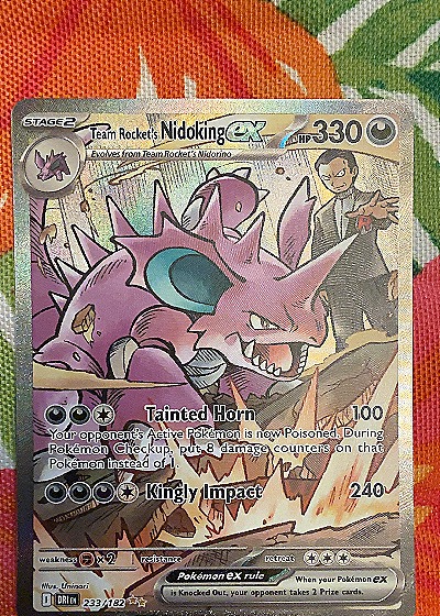 2023 Pokémon TCG Sv10: Destined Rivals #233 Team Rocket's Nidoking ex — front