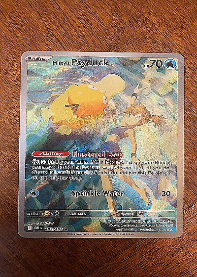 Misty's Psyduck 193/182 Destined Rivals Illustration Rare — front