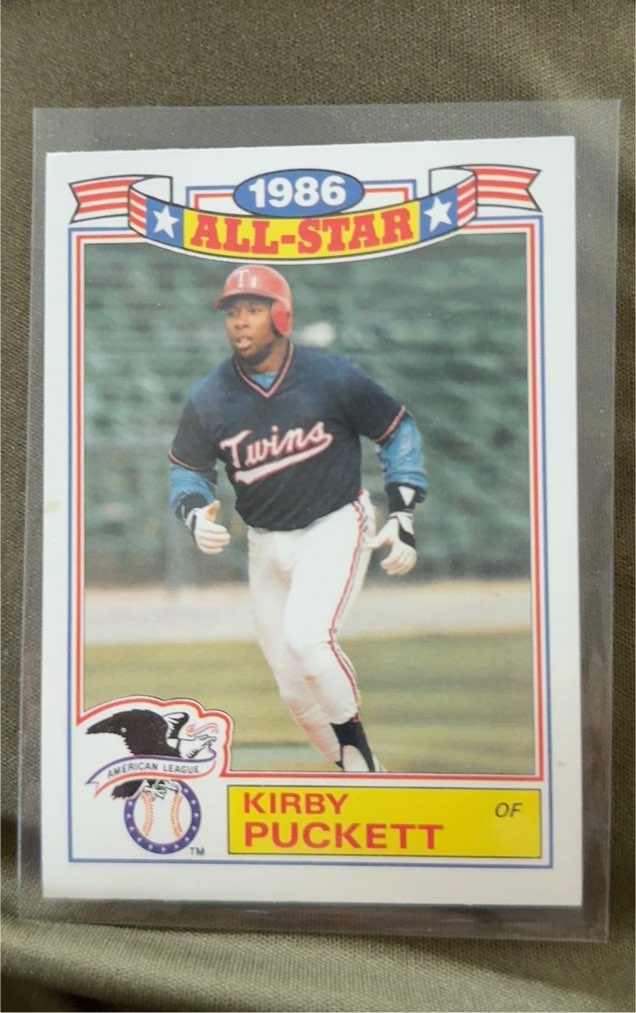 1986 Topps All-Star #19 Kirby Puckett — front
