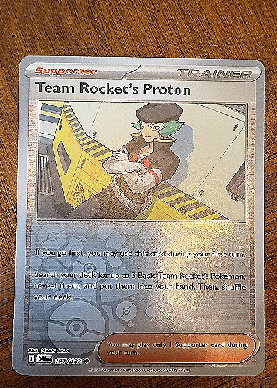 2025 Pokémon TCG Destined Rivals #177 Team Rocket's Proton — front