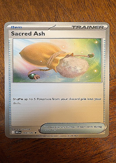 2023 Pokémon SV10 #163 Sacred Ash — front