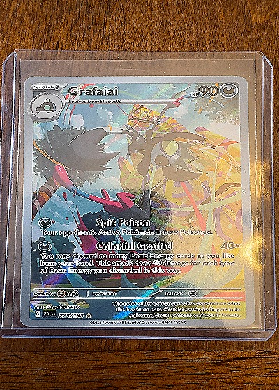 2023 Pokémon Paldea Evolved #223 Grafaiai Illustration Rare — front