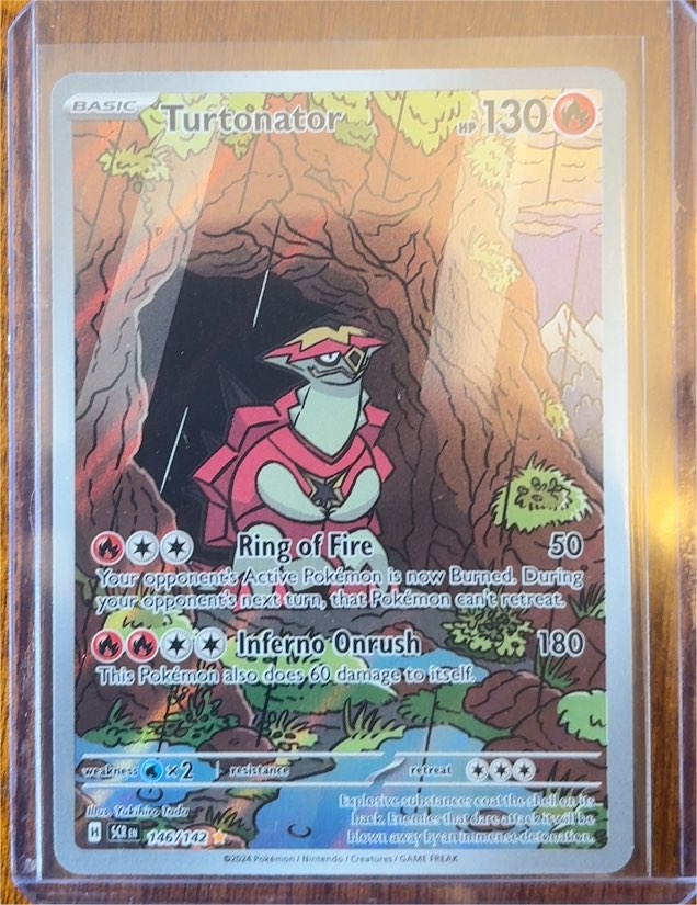 2024 Pokémon Stellar Crown #146/142 Turtonator — front