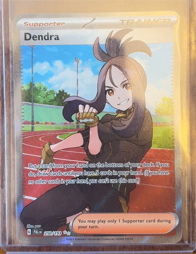 2023 Pokémon Paldea Evolved #250 Dendra — front