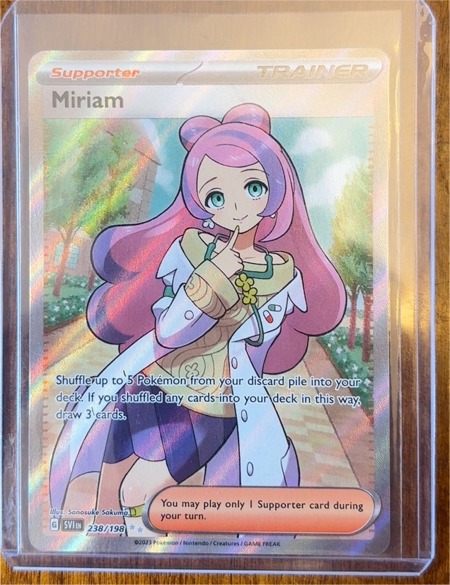 Miriam 238/198 Scarlet & Violet Base Set — front