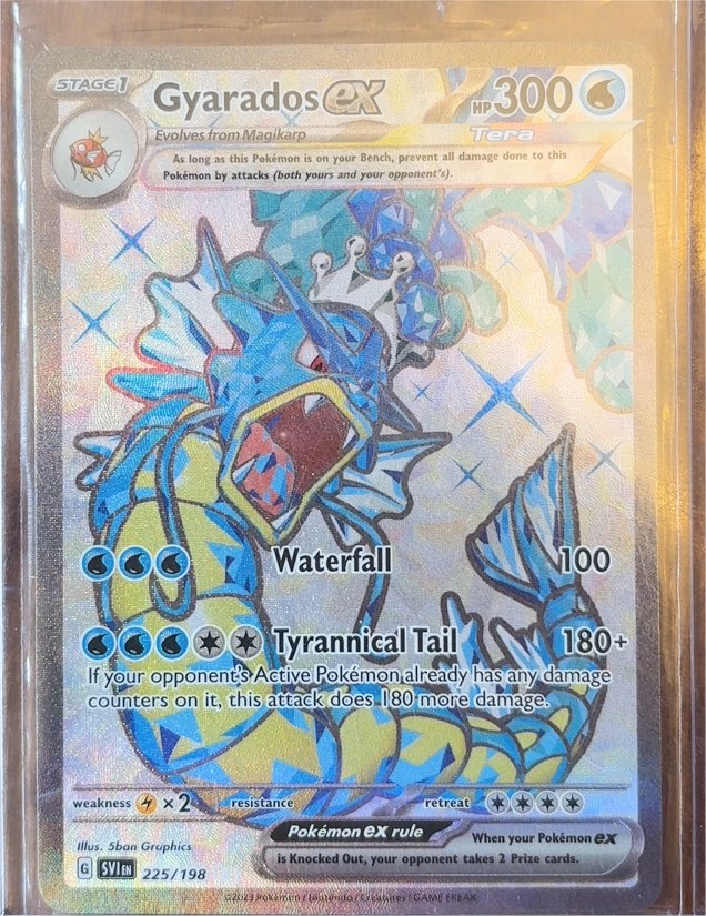 2023 Pokémon Scarlet & Violet #225 Gyarados ex — front