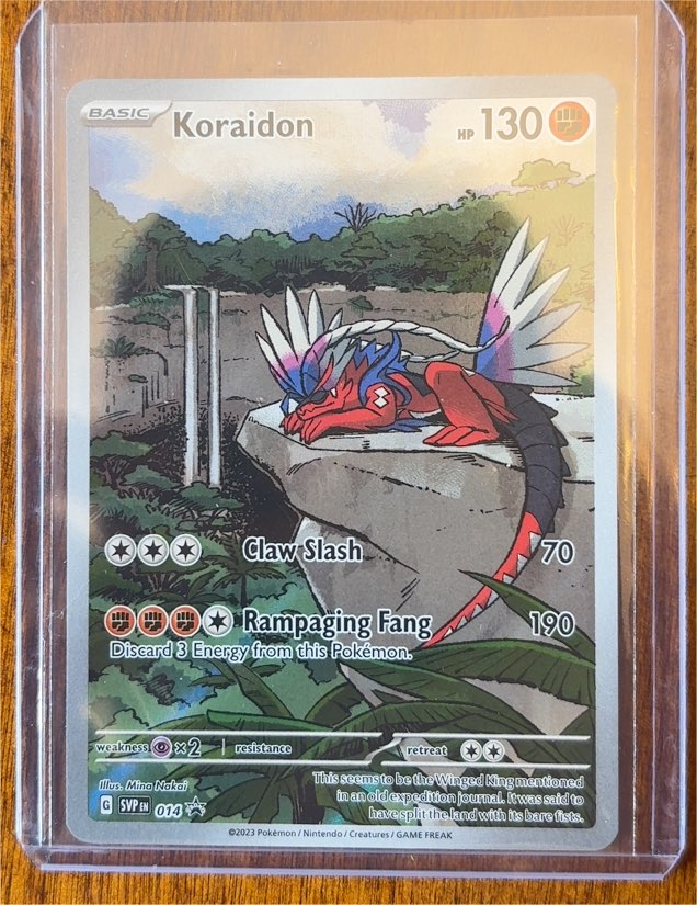2023 Pokémon SV Black Star Promo #014 Koraidon — front