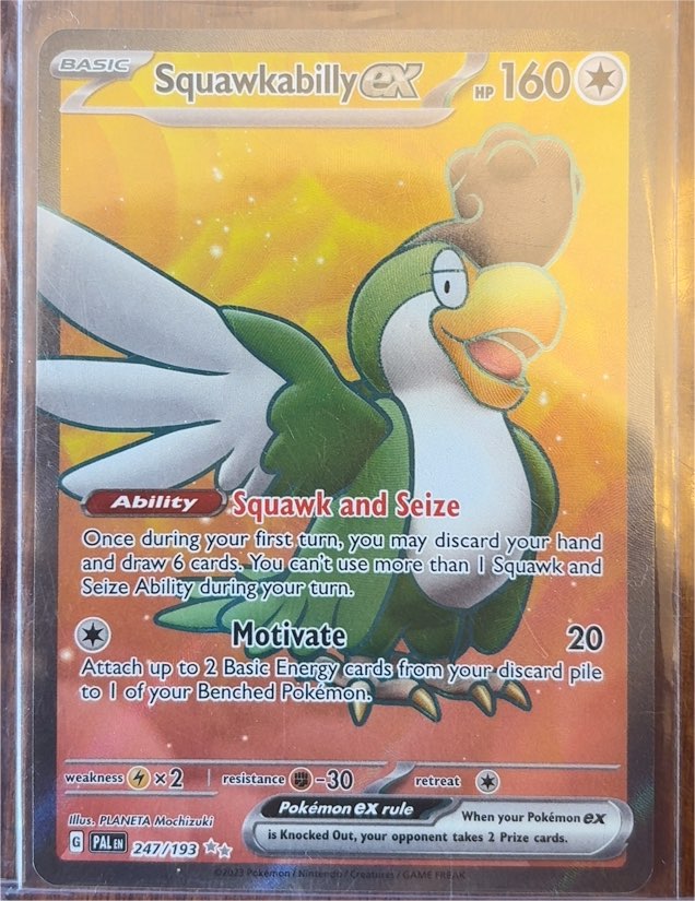 Squawkabilly ex 247/193 Paldea Evolved — front