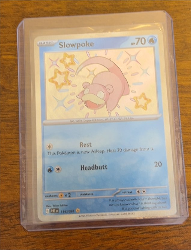 2023 Pokémon SV: Paldean Fates #116 Slowpoke — front