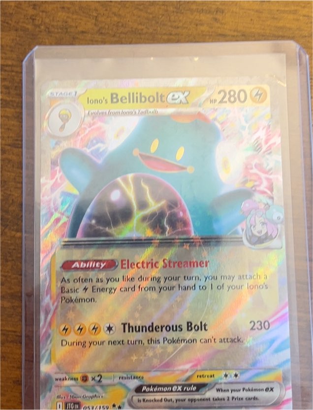 Iono's Bellibolt ex 053/159 Journey Together — front