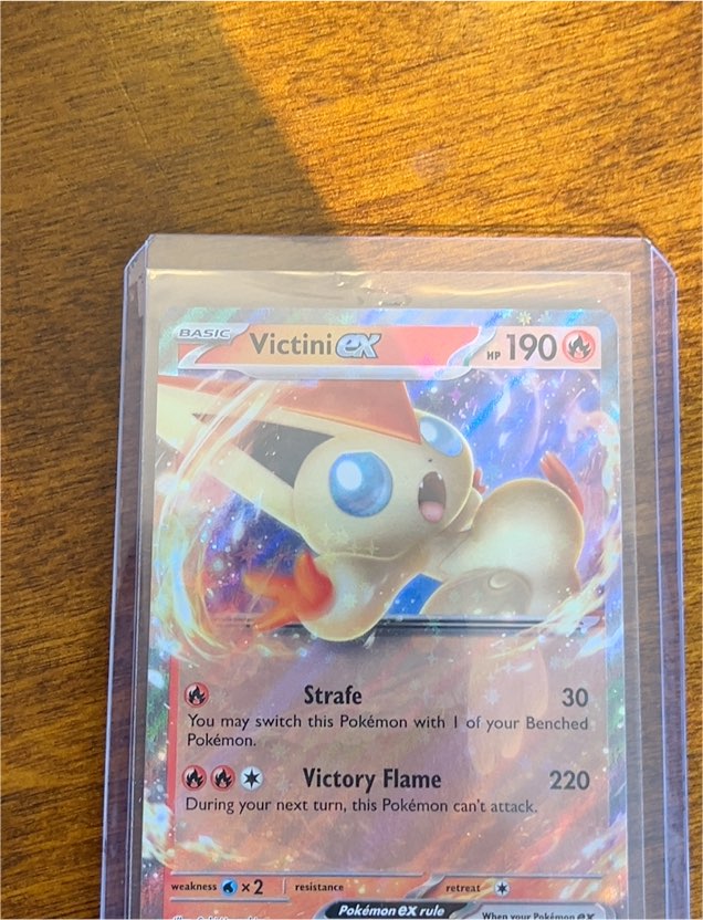 2023 Pokémon TCG Victini ex SV03: Obsidian Flames #33/197 — front