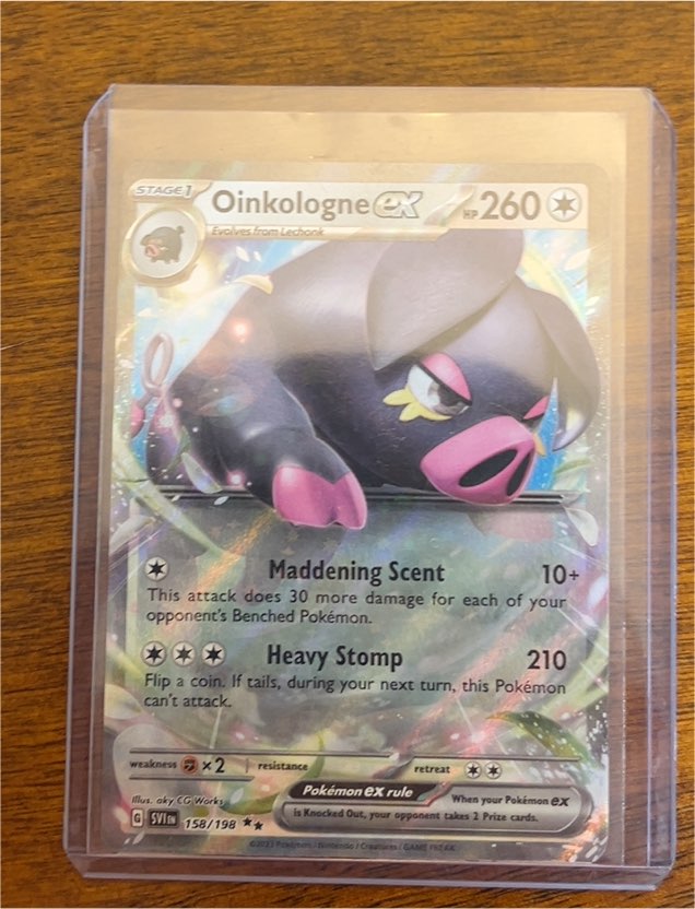 2023 Pokémon Scarlet & Violet #158 Oinkologne ex — front