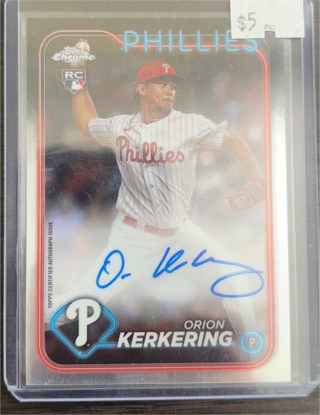 2024 Topps Chrome #RA-OK Orion Kerkering — front