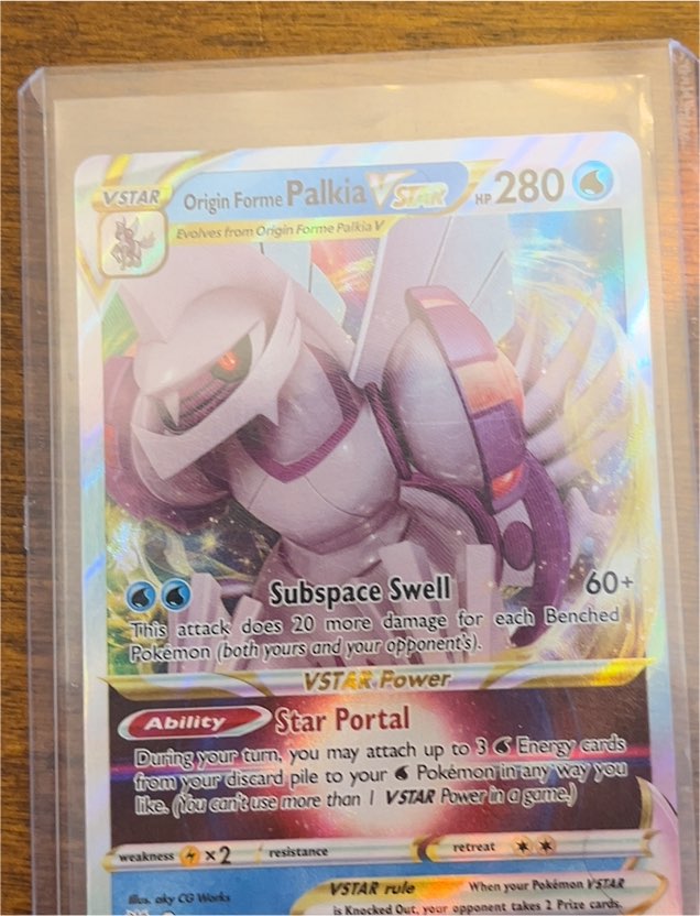 2022 Pokémon TCG Astral Radiance #040 Origin Forme Palkia VSTAR — front