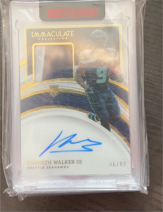 2022 Panini Immaculate #89 Kenneth Walker III — front