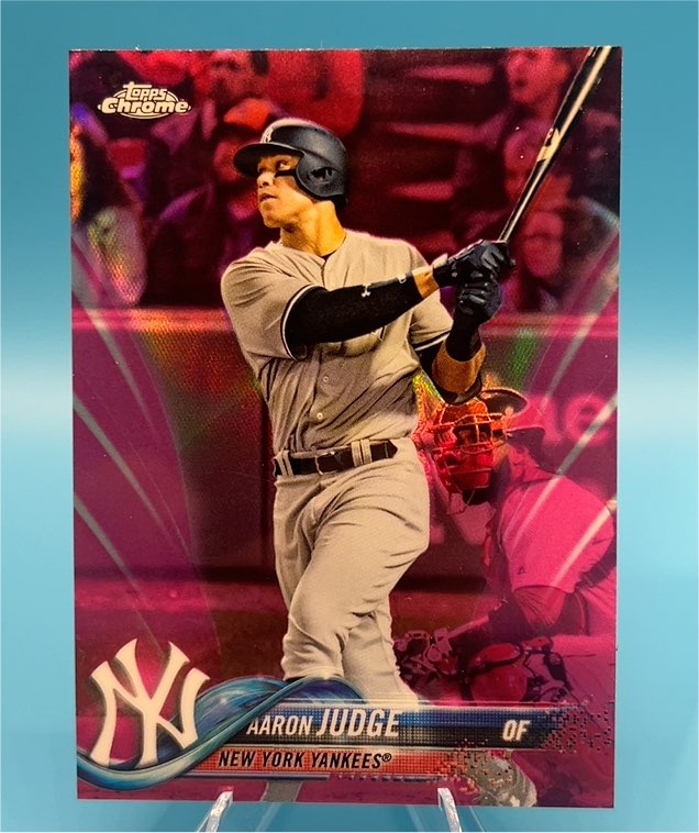 2018 Topps Chrome #1 Aaron Judge — front