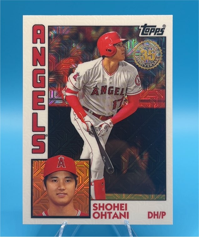 2019 Topps Chrome 35th Anniversary #T84-17 Shohei Ohtani — front