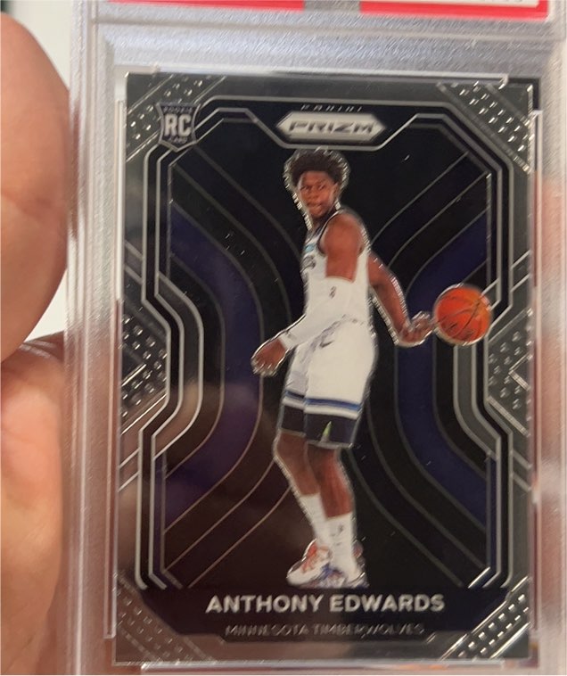 2020-21 Panini Prizm #258 Anthony Edwards — front
