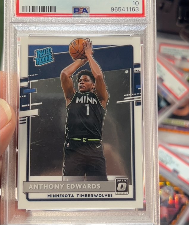 2020-21 Donruss Optic #151 Anthony Edwards — front