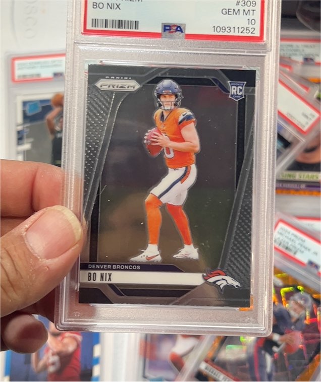 2024 Panini Prizm #309 Bo Nix — front