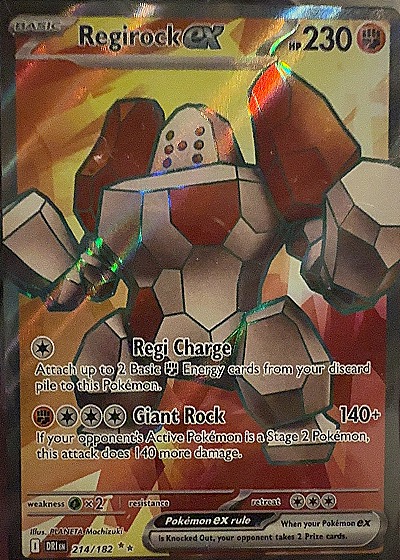 2023 Pokémon SV10 #115 Regirock ex — front