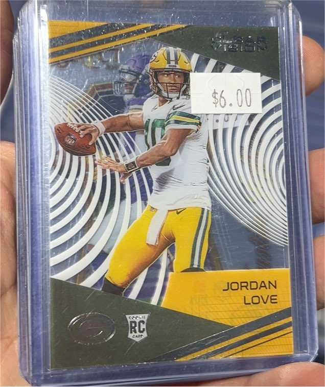 2020 Panini Chronicles Clear Vision Rookies #CV-4 Jordan Love — front
