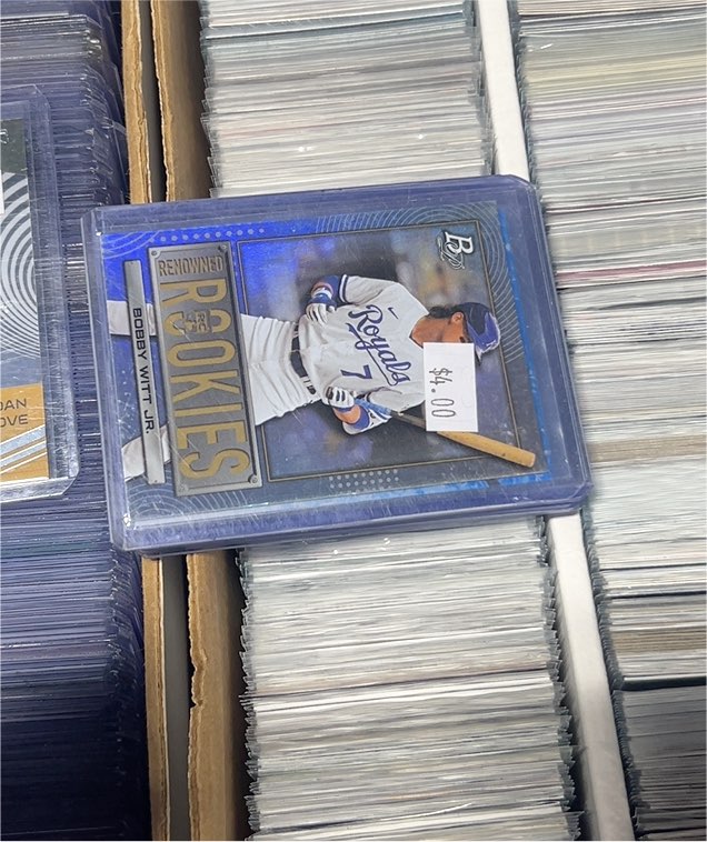 2022 Bowman Platinum Renowned Rookies #RR-7 Bobby Witt Jr. — front